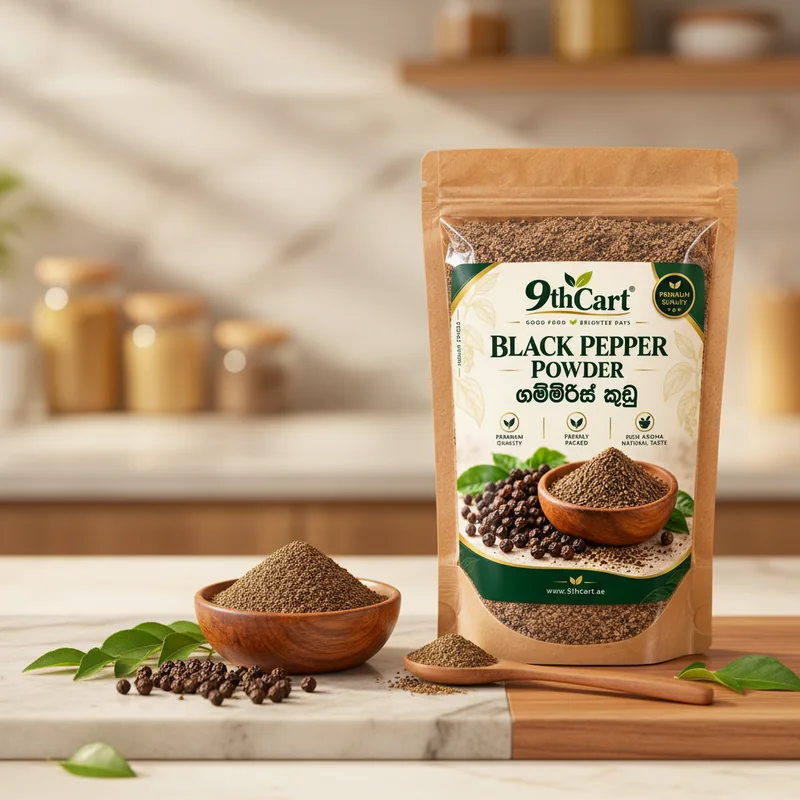 9thCart Pure Black Pepper Powder (ගම්මිරිස් කුඩු) – 100 g — 9thCart available in UAE on 9thCart