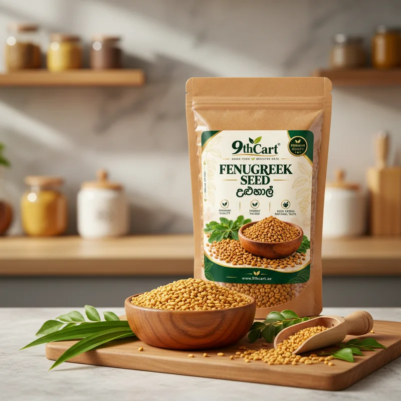 9thCart Whole Fenugreek Seeds (උළුහාල්) – 100 g — 9thCart available in UAE on 9thCart