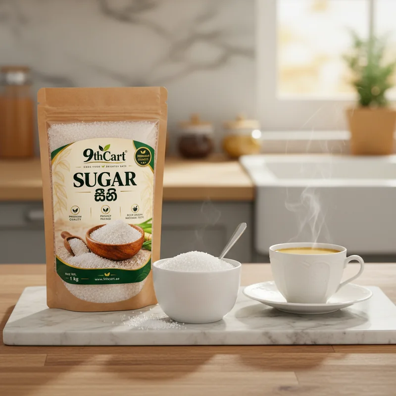 9thCart Premium White Crystal Sugar (සීනි) – 500 g — 9thCart available in UAE on 9thCart