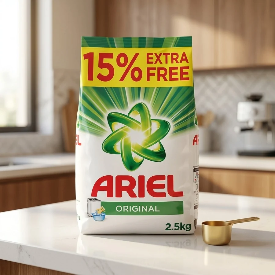 Ariel Automatic Front/Top Load Laundry Washing Powder – 2.5 kg Bag — Ariel available in UAE on 9thCart