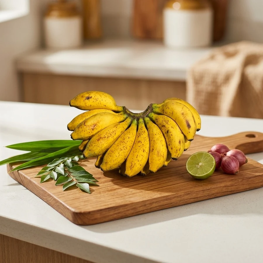 Fresh Sri Lankan Sweet-Tangy Ambul Banana (ඇඹුල් කෙසෙල් – Pre-Order) – 1 kg — Ceylon Fresh available in UAE on 9thCart