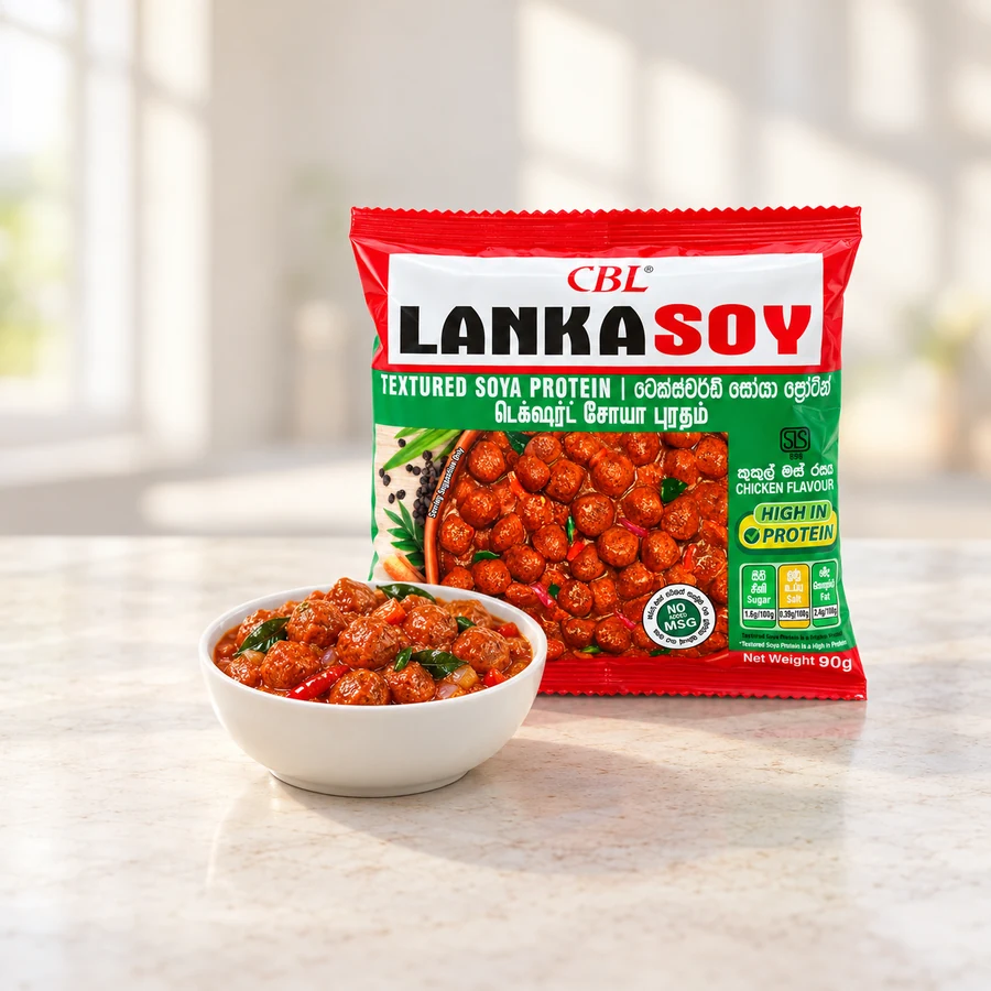 CBL LankaSoy Chicken Flavoured Soya Meat – 90 g — CBL LankaSoy available in UAE on 9thCart