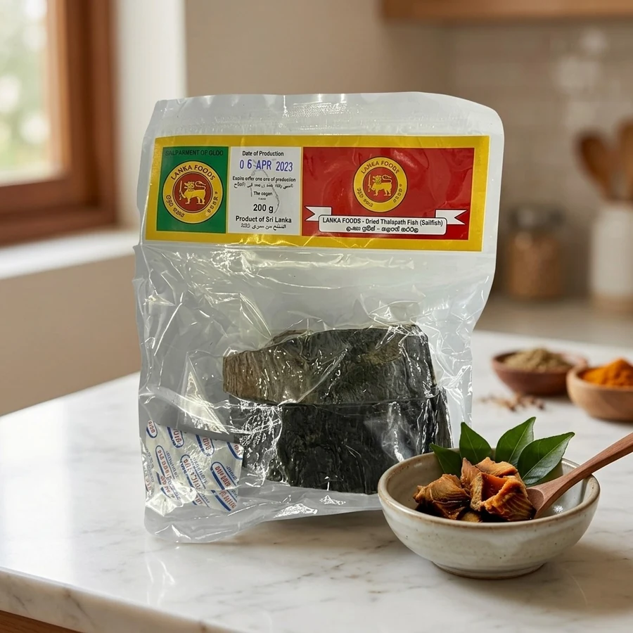 Lanka Foods Dry Fish Thalapath / Sailfish (තලපත් කරවල) – 200 g — Lanka Foods available in UAE on 9thCart