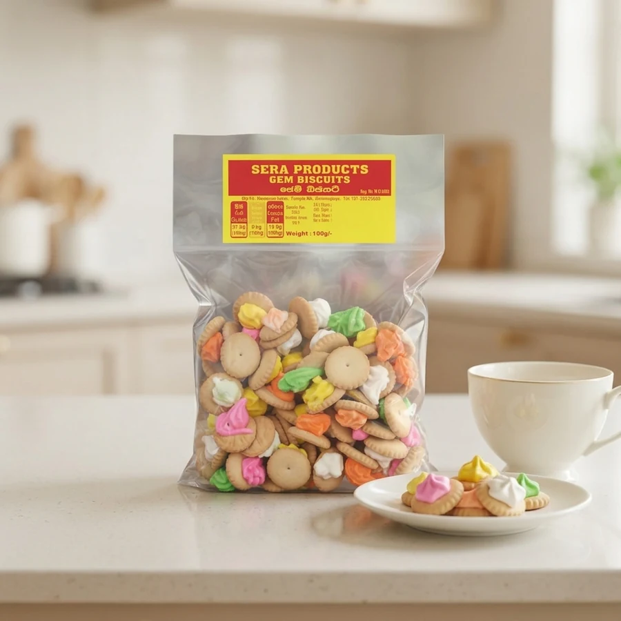 Traditional Sri Lankan Iced Gem Biscuits (මල් බිස්කට්) – 100 g — Lanka Foods available in UAE on 9thCart
