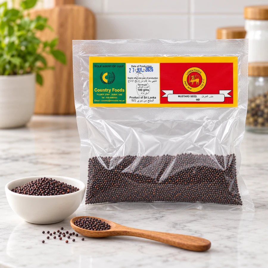 Lanka Foods Whole Mustard Seeds (Aba) – 100 g — Lanka Foods available in UAE on 9thCart
