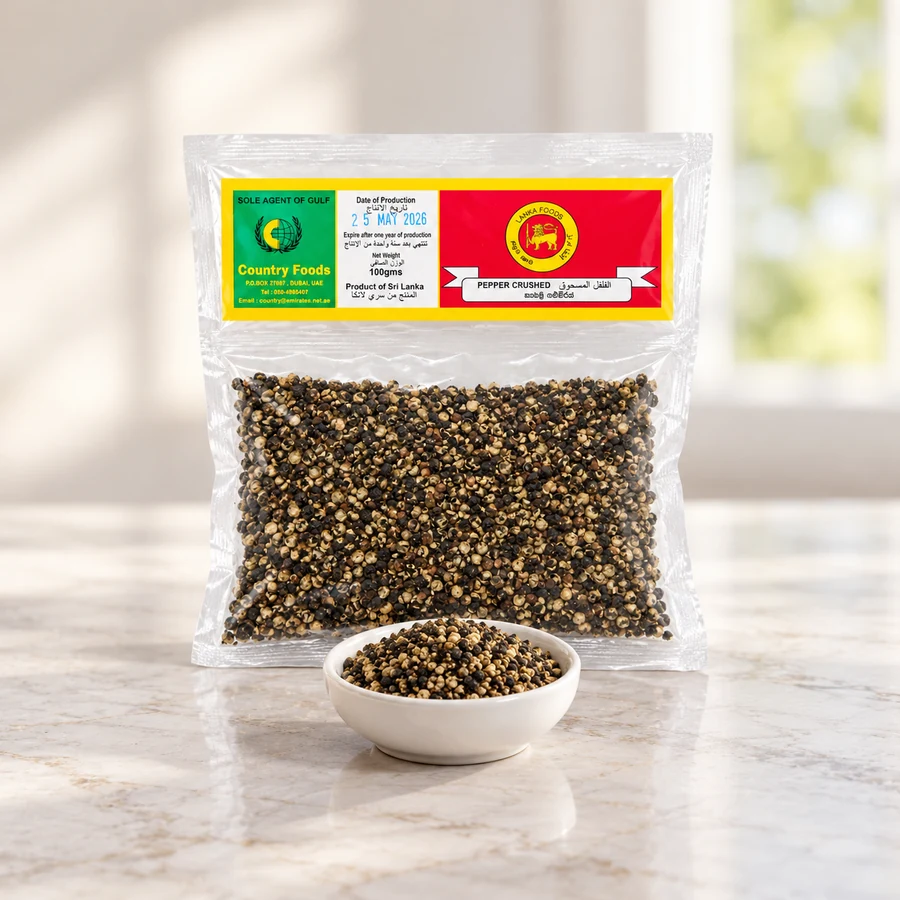 Lanka Foods Ceylon Crushed Black Pepper (kali Gammiris) – 100 g — Lanka Foods available in UAE on 9thCart
