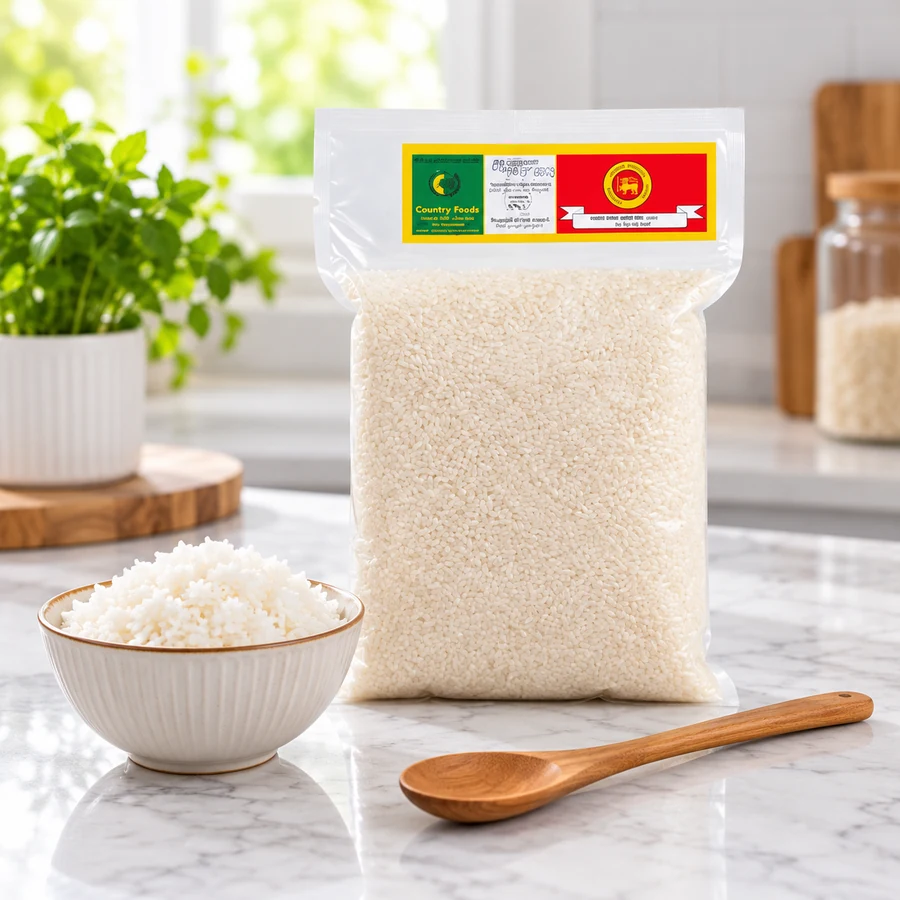 Lanka Foods Sri Lankan White Raw Rice (Sudu Kekulu Haal) – 1 kg — Lanka Foods available in UAE on 9thCart