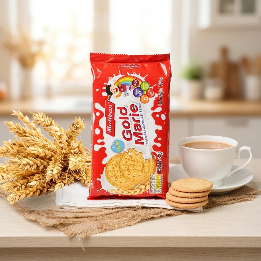 Maliban Gold Marie Milk Biscuits (මැලිබන් ගෝල්ඩ් මාරි) – 300 g Family Pack — Maliban available in UAE on 9thCart