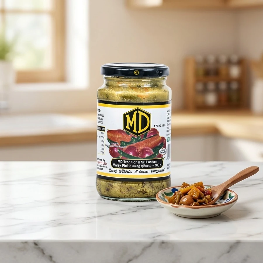 MD Traditional Sri Lankan Malay Pickle (මැලේ අච්චාරු) – 400 g — MD available in UAE on 9thCart