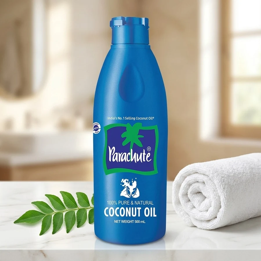 Parachute 100% Pure Coconut Hair Oil – 500 ml Value Bottle — Parachute available in UAE on 9thCart