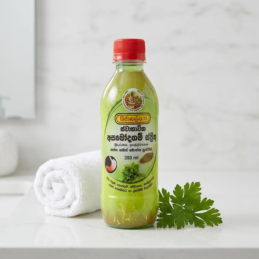 Siddhalepa Traditional Ayurvedic Asamodagam Spirit (අසමෝදගම්) – 350 ml Bottle — Siddhalepa available in UAE on 9thCart