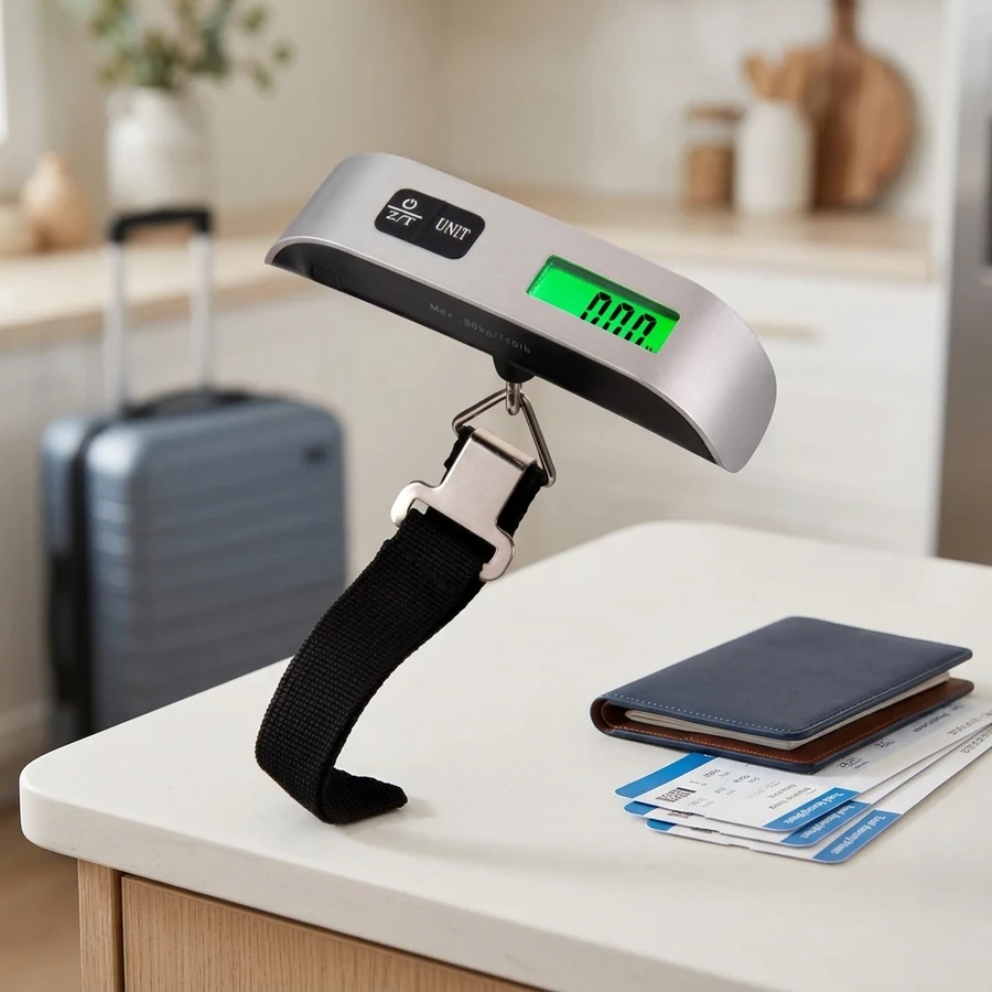Digital Handheld Travel Luggage Weighing Scale (50 kg Max, Backlit LCD) — TravelPro available in UAE on 9thCart